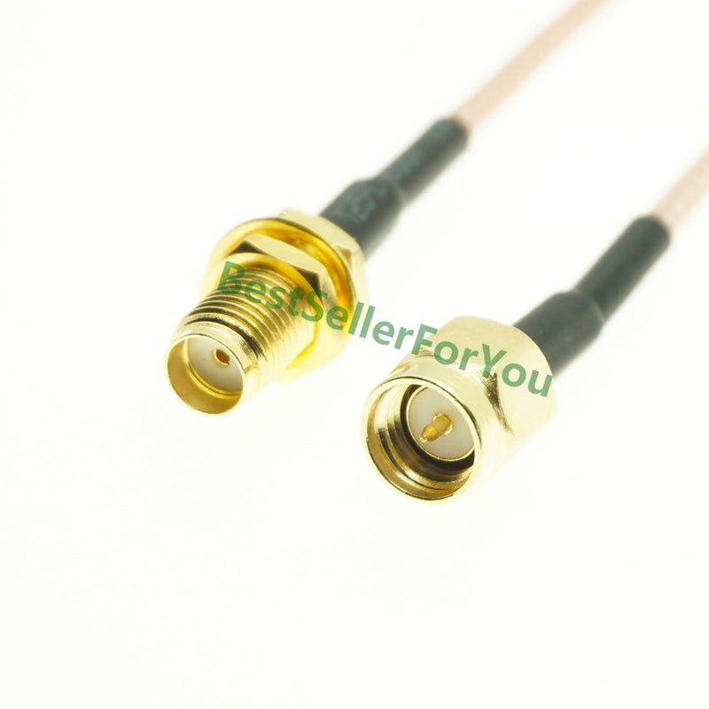 RG316 RG174 Cable SMA Male To SMA Male Female Nut Bulkhead Extension Coax Jumper Pigtail