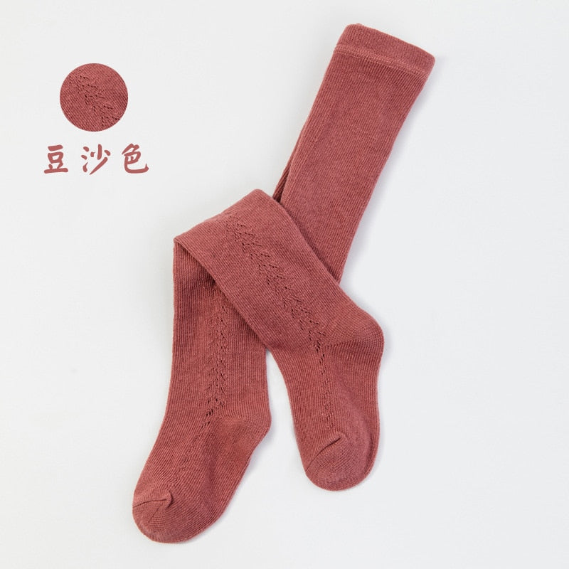 0 to 5 Years Baby Tights Autumn Winter Solid Color Soft Knitted Warm Newborn Toddler Tight Boy Girl Pantyhose Kids Girls Clothes