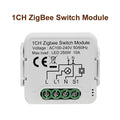 GIRIER Tuya ZigBee 3.0 Switch Module 10A Smart Home DIY Breaker 1 2 3 4 Gang Supports 2 Way Control Works with Alexa Google Home