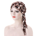 2021 New Elastic Fashion Turban Hat Solid Color Women Warm Winter Headscarf Bonnet Inner Hijabs Cap Muslim Hijab femme Wrap Head