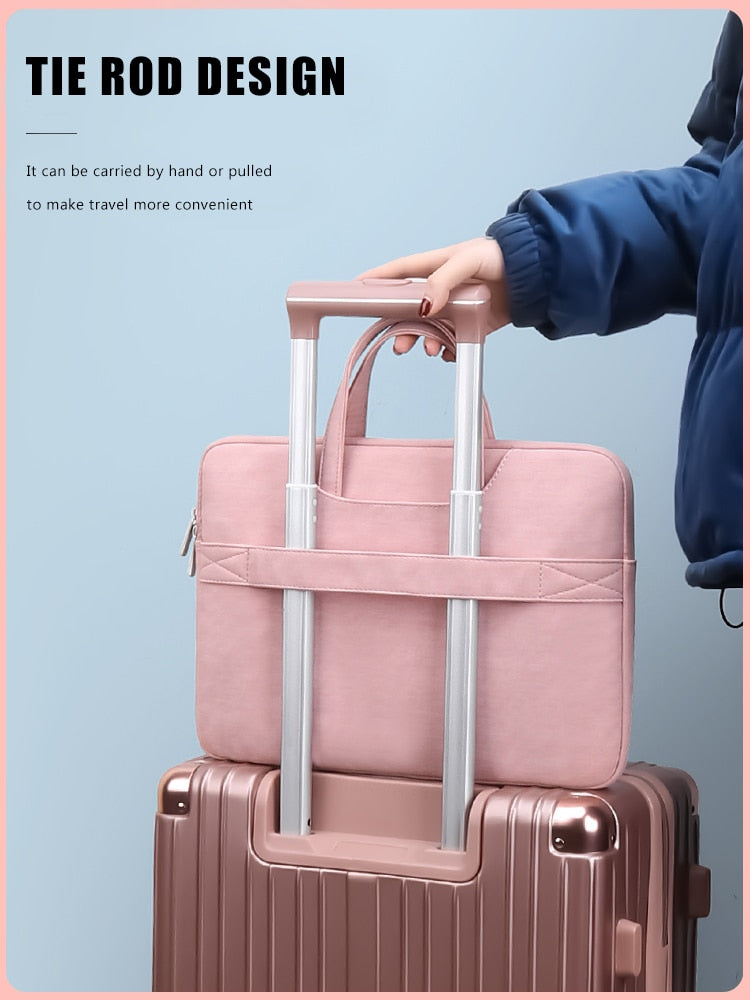 Laptop Bag 13.3 15.6 14 inch Waterproof Notebook Bag Sleeve For Macbook Case M1 Air Pro 13 15 Huawei Shoulder Handbag Briefcase