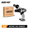 NANWEI 21V 13mm Cordless Drill Industrial Grade Brushless Impact Drill 1/2&quot; Metal Auto-locking Chuck  Ice Drill Fishing