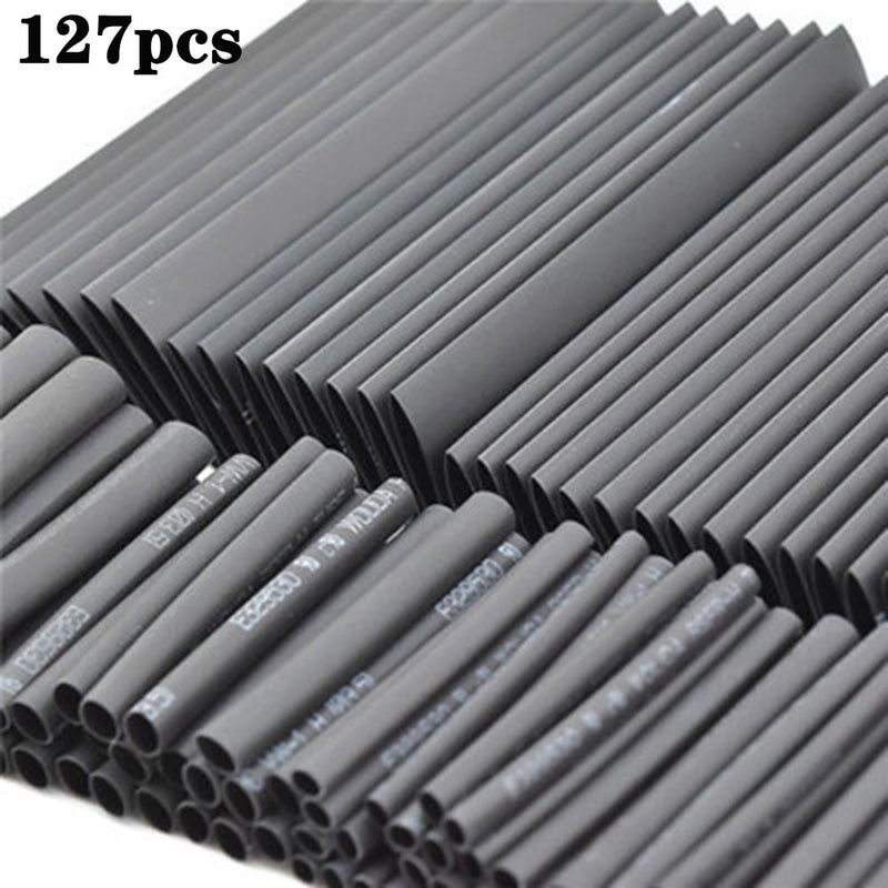 Heat Shrink Tube 127PCS 2:1 Polyolefin Heat cable wire Shrink Tube Shrinkable Sleeve Insulation Wire shrinkable heatshrink Tube