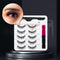 3/5/7Pairs Magnetic Eyelashes False Lashes Repeated Use Eyelashes Waterproof Liquid Eyeliner With Tweezer Makeup Set