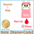 Custom-Made Stamp Baby Boys Girls DIY Toys For Children Customized Sticker Name Seal Student Clothes Chapter No Fade Security 01
