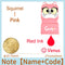 Custom-Made Stamp Baby Boys Girls DIY Toys For Children Customized Sticker Name Seal Student Clothes Chapter No Fade Security 01