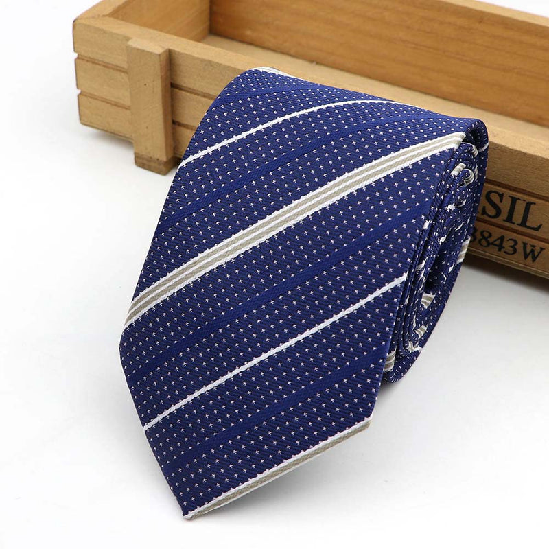61 Colors Jacquard Striped Plaid Paisley Necktie 6cm Polyester Male Narrow Tie Skinny Tuxedo Suit Shirt Gift For Men Accessory