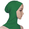 New Fashion Muslim Underscarf Women Veil Hijab Islamic Soft Cotton Solid Color Elastic Comfortable Breathable Casual Turbans