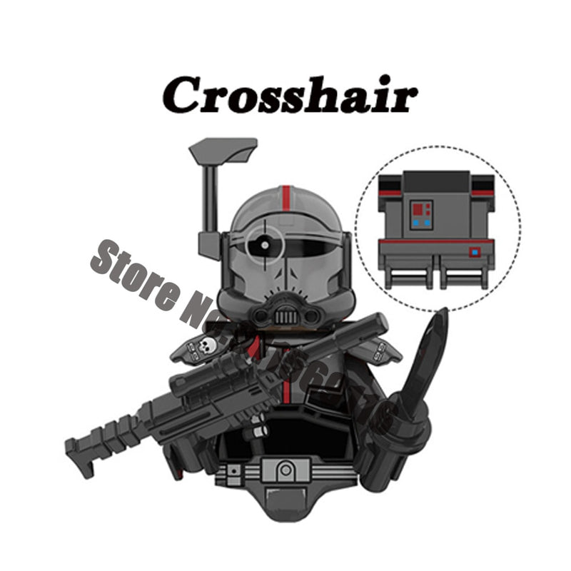 Disney 501st Clone Troopers Building Block Scout Republic Commando Appo Echo Cody Rex Jesse SEV Gree Kashyyyk Action Figures
