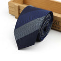 61 Colors Jacquard Striped Plaid Paisley Necktie 6cm Polyester Male Narrow Tie Skinny Tuxedo Suit Shirt Gift For Men Accessory