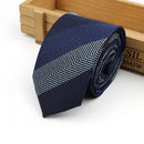 61 Colors Jacquard Striped Plaid Paisley Necktie 6cm Polyester Male Narrow Tie Skinny Tuxedo Suit Shirt Gift For Men Accessory