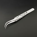 Industrial Tweezers Electronics Anti-static Curved Straight Tip Precision Stainless Forceps Phone Repair DIY Hand Tools Sets