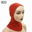 Under Scarf Hijab Cap Muslim Women Veil Turban For Women Muslim Fashion Islam Inner Cap Hijab Jersey Underscaf Caps Hat Ladies