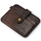 Men Genuine Leather Slim Wallet Male Small Purse Mini Money Bag Walet Thin Portomonee carteras Man&#39;s Wallet Card Holder