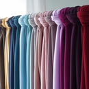 Muslim new Bubble Chiffon Hijab Scarf Women Solid Color Soft Long Shawls and Wraps Georgette Islamic Head Scarves Ladies Hijabs