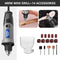 HILDA Electric Drill Grinder Engraver Pen Grinder Mini Drill Electric Rotary Tool Grinding Machine Accessories