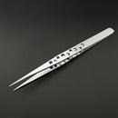 Industrial Tweezers Electronics Anti-static Curved Straight Tip Precision Stainless Forceps Phone Repair DIY Hand Tools Sets