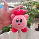 Fashion Star Kirby Plush Toys Keychain Chilkdren Toy Cute Pink Kirby Keychain Car Pendant Key Chain Woemen Keychains Toys Gifts