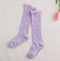 New Kids Socks Toddlers Girls Big Bow Knee High Long Soft Cotton Lace baby Socks Kids Solid Colour Cute Bow Girls Socks