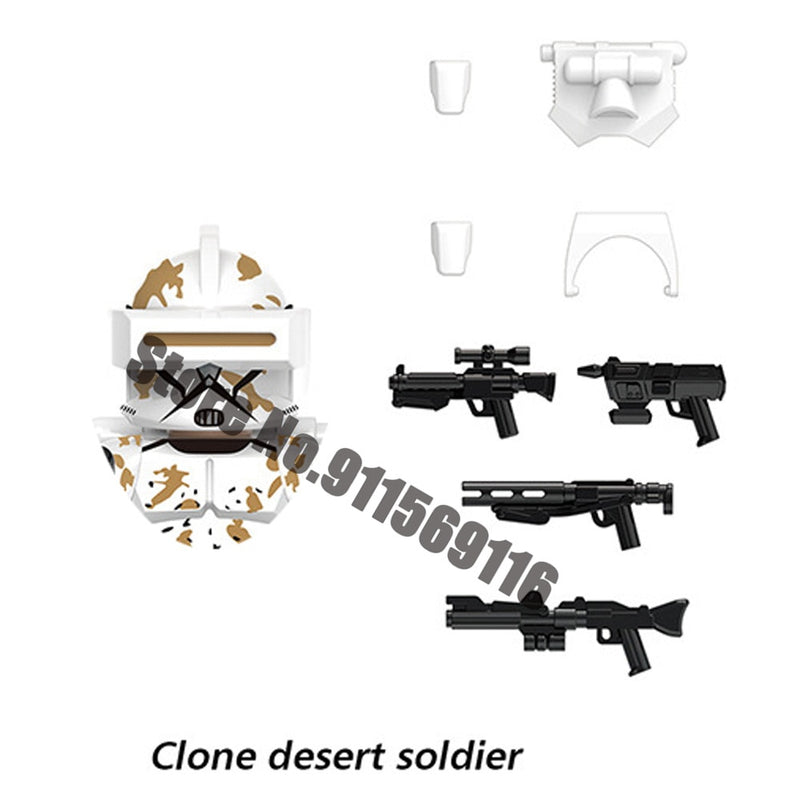 Disney Republic Commando 501st Clone Building Blocks Trooper Force 99 Hunter Crosshair Wrecker Echo Cody Rex Star Brick Figures