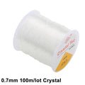 100M Plastic Crystal DIY Beading Stretch Cords Elastic Line Jewelry Making Supply Wire String jeweleri thread String Thread