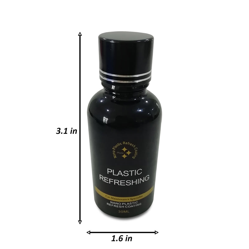 30ml Car Plastic Parts Retreading Agent Instrument Panel Agent Automotive Interior Plastic Part Retreading Cleaning Agent