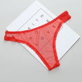Sexy Women&#39;s Panties Lingerie G String Thongs Lace Underwear Female Perspective Women&#39;s Thong Sheer Panties Transparent Knickers
