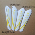 4pcs AB 9CM spare blades Fans Props for r/c mini helicopter rotor rc CH002 CH023  Drone Copter Toys Spare Parts Accessories