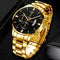 reloj hombre Fashion Men Stainless Steel Watch Luxury Calendar Quartz Wristwatch Business Watches Man Clock relogio masculino
