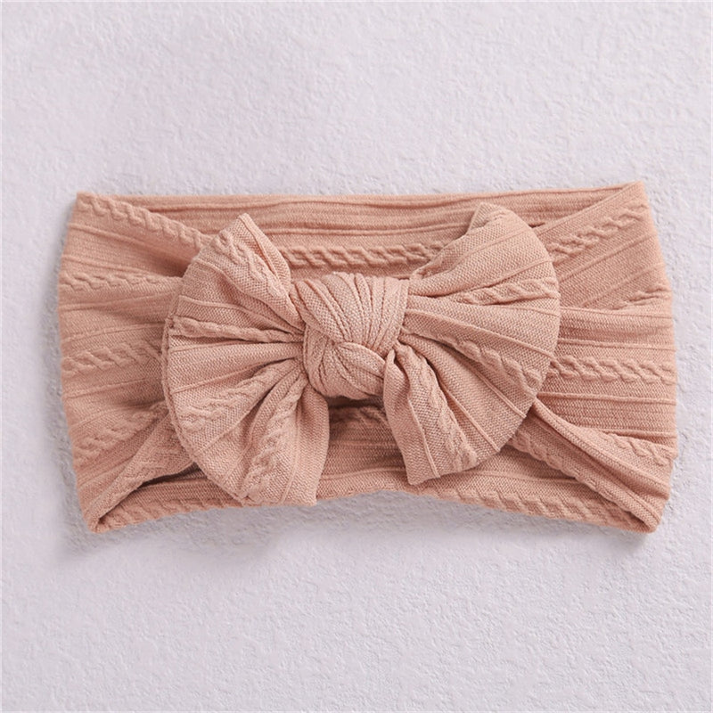 BalleenShiny Fashion Florals Headband Newborn Baby Elastic Princess Hairbands Child Kids Pearl Fresh Style Cute Headwear Gifts