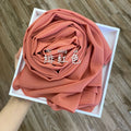 Wome&#39;s Scarves Malaysian Muslim Hijabs Wraps Pearl Chiffon Plain Solid Color Arab Modest Headscarf Rectangle Long Shawl 175x70cm