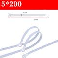 30PCS reusable self-locking plastic nylon cable ties, fixed nylon cable ties and detachable zipper cable ties, binding straps
