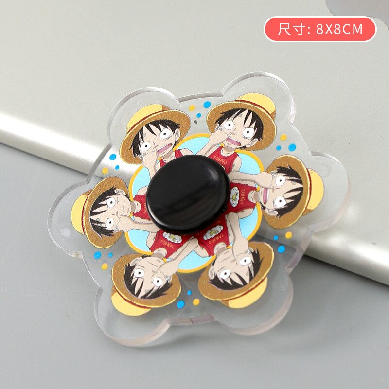 Fidget Spinner 3D Running Cartoon Anime The Astronauts Turn Villain Anti-Stress Fidget Toy Finger Dynamic Changing Gyro