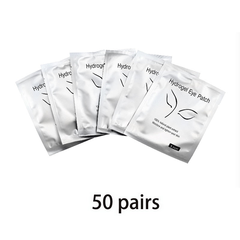 50/100Eyelash Extension Patch Grafted Eyelash Extension Paper Patch Under The Eye Pad Without Downy Hydrating Eye Paper Patch