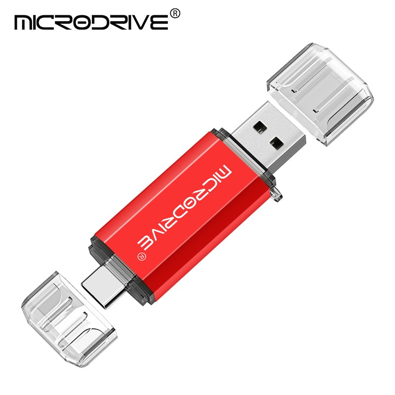 OTG USB Flash Drive Type C Pen Drive 512GB 256GB 128GB 64GB 32GB USB Stick 16gbPendrive for Type-C Device