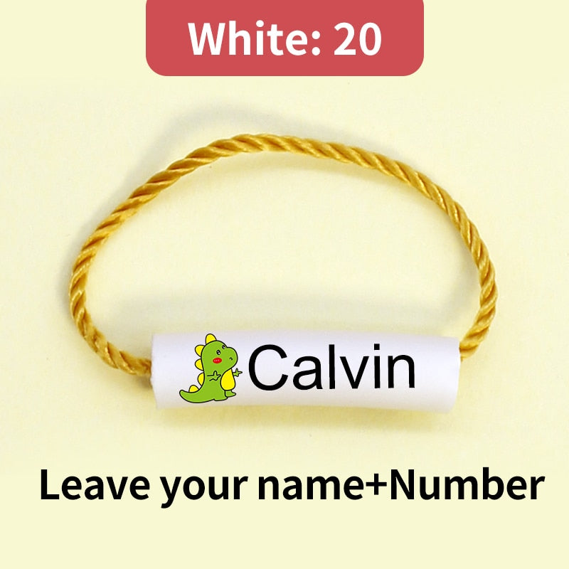 Customized Name Ring Waterproof Baby Shoe Bag Name Sticker Shoe Ring Buckle Kindergarten Name Buckle Pendant