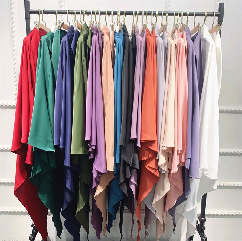 Siskakia Dubai Turkish Turban Solid Muslim Women khimar Wrap Malaysia Shawls Scarves Moroccan Hijabs 15 colors Eid 2021