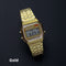 Rose Gold Silver Watches Men Women Electronic Digital Display Retro Style Clock Men&