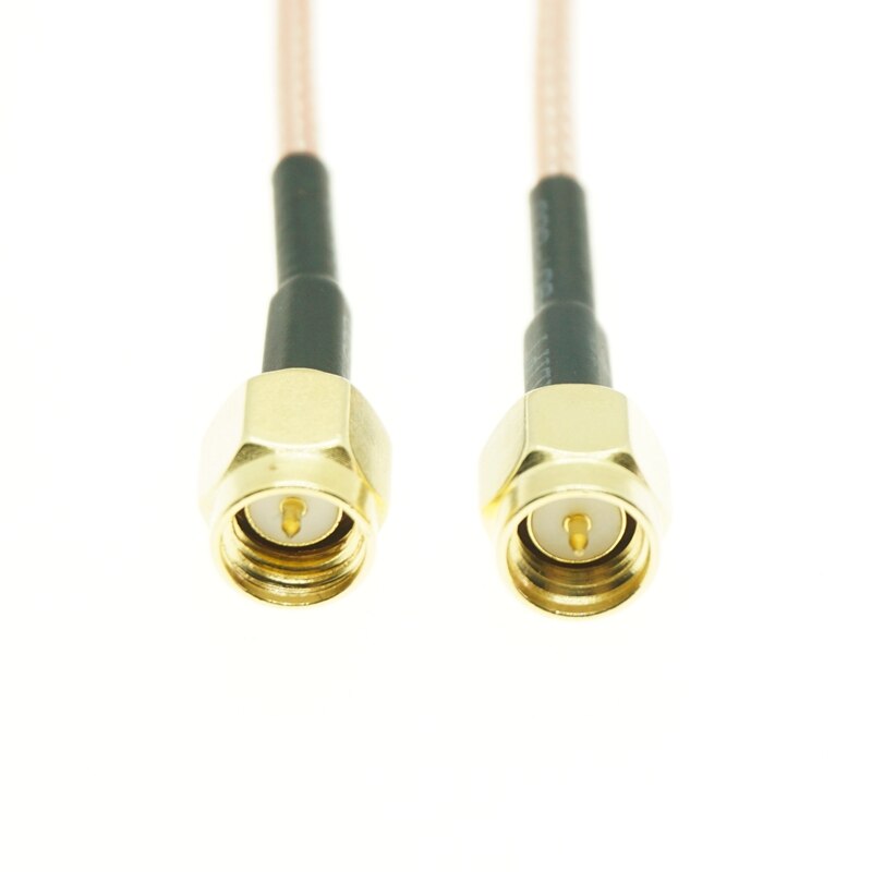 RG316 RG174 Cable SMA Male To SMA Male Female Nut Bulkhead Extension Coax Jumper Pigtail
