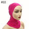 Under Scarf Hijab Cap Muslim Women Veil Turban For Women Muslim Fashion Islam Inner Cap Hijab Jersey Underscaf Caps Hat Ladies