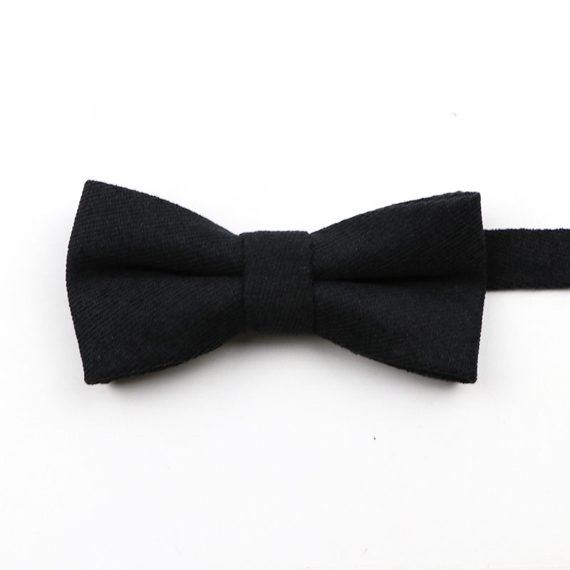 NEW Macarons Solid Color Men Bow Tie Super Soft Suede Classic Shirts Bowtie Bowknot Adult Child Butterfly Cravats For Wedding