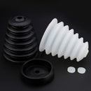 Electric Drill Dust Cover Rubber Impact Hammer Drill Dust Collector Dustproof Device Power Tool Accessories With 4 Rubber Band