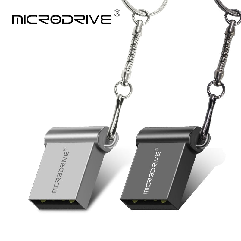 New Super Mini metal usb flash drive 16/32 GB Tiny Pendrive Memory Stick 64gb 128gb Storage Device WaterProof u disk
