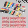 127/164/328/530pcs Heat Shrink Tube Kit Shrinking Assorted Polyolefin Insulation Sleeving Heat Shrink Tubing Wire Cable 2:1