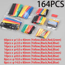 127/164/328/530pcs Heat Shrink Tube Kit Shrinking Assorted Polyolefin Insulation Sleeving Heat Shrink Tubing Wire Cable 2:1