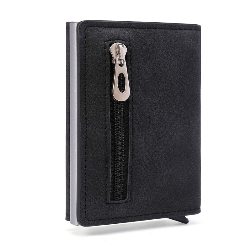 Customized 2022 Men Leather Wallet Rfid Anti-magnetic Credit Cards Holder Wallet With Organizer Coin Pocket &amp; Money Clips Wallet