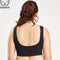 Queenral Plus Size Bras For Women Seamless Bra With Pads Big Size 5XL 6XL Bralette Push Up Brassiere Bra Vest Wireless BH