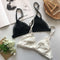 SP&amp;CITY Summer Sexy Lace Tube Top Women Hollow Out Bralette Thin Chest Girl  Bras Seamless Transparent Lingerie French Underwear