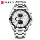 CURREN 8023 Quartz Watch Men Waterproof Sport Military Watches Mens Business Stainless Steel Wristwatch Male Clock reloj hombre