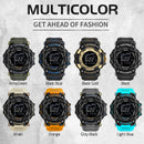 SMAEL Mens Watch Military Waterproof Sport WristWatch Digital Stopwatches For Men 1802 Military Electronic Watches Male Clock